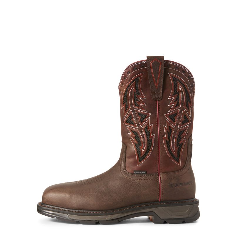 Ariat Work: WorkHog XT VentTEK Spear Carbon Toe Zapatos de Seguridad Hombre - Chocolate Oscuro (JBQC